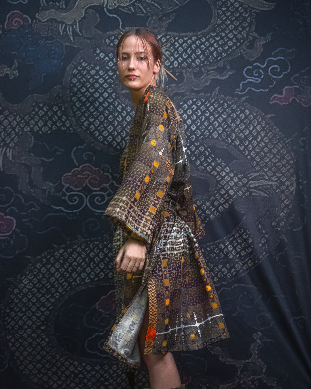 Classic Kimono / Chinese Silk - Raw Slub KINGCACAO